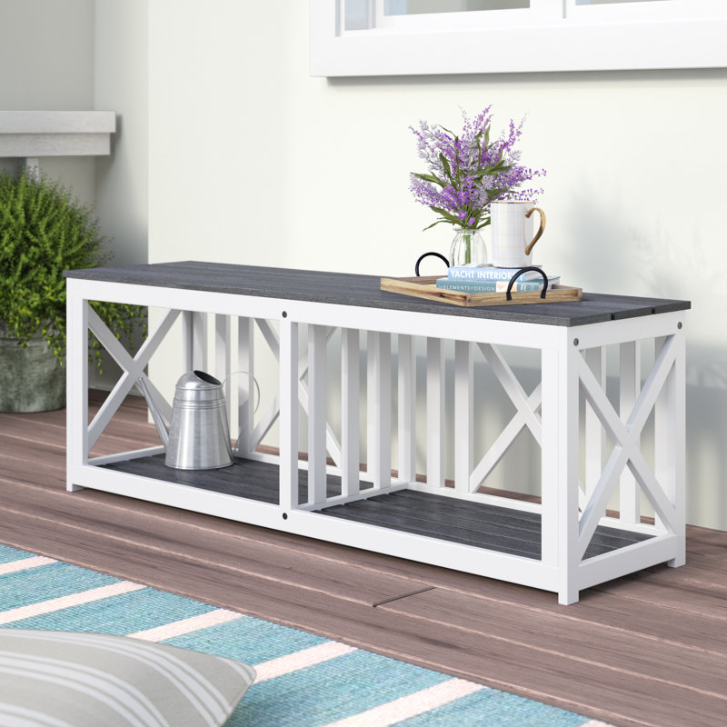 One Allium Way® Solid Wood Cubby Storage Bench & Reviews Wayfair